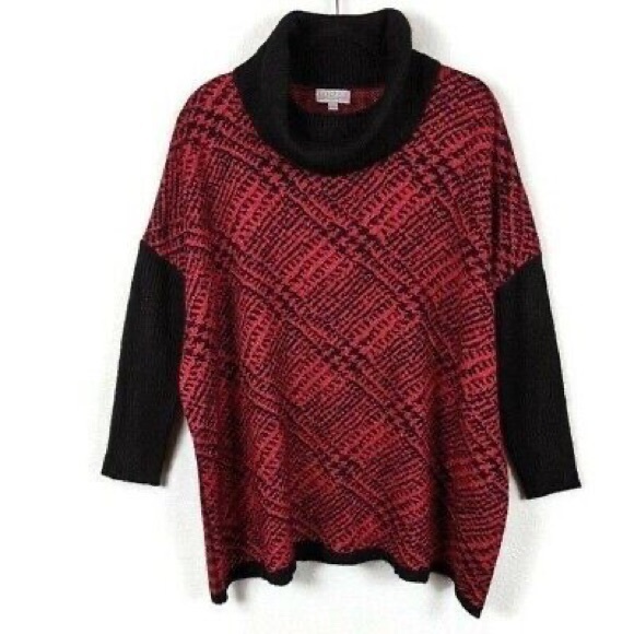 Joseph A Cowl Neck Sweater Size L Dolman Sleeves - Picture 3 of 14